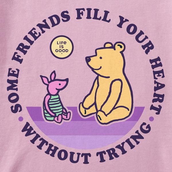 Life Is Good Kids Friends Fill Your Heart Winnie Short Sleeve Crusher Tee