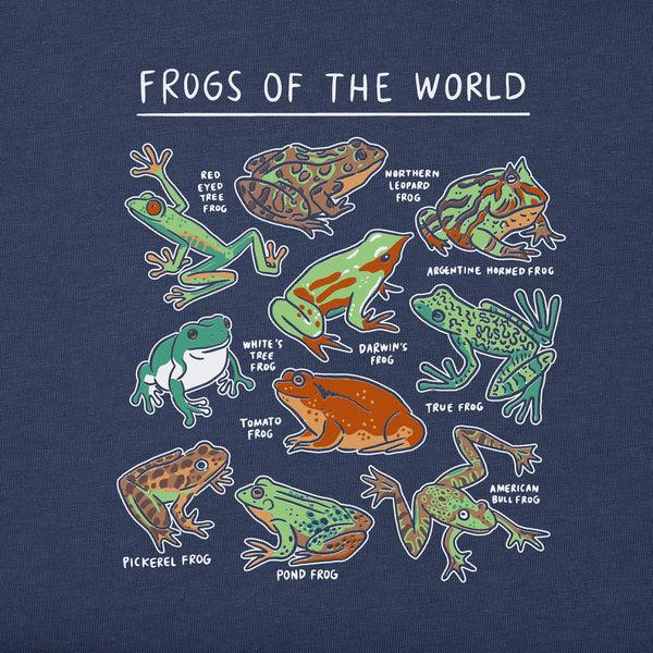 Life Is Good Kids Frogs Of The World Short Sleeve Crusher Tee