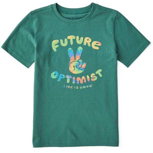 life is good Kids Future Optimist Short Sleeve Crusher Tee