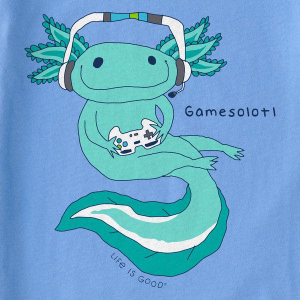 Life Is Good Kids Gamesolotl Short Sleeve Crusher Tee