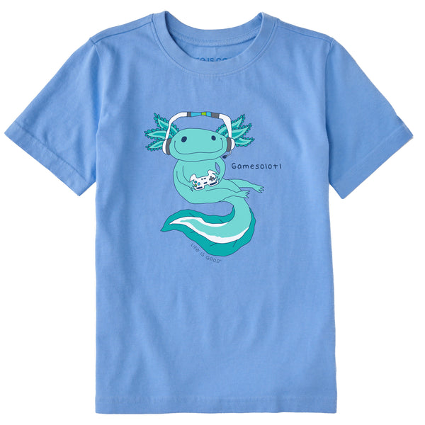 life is good Kids Gamesolotl Short Sleeve Crusher Tee