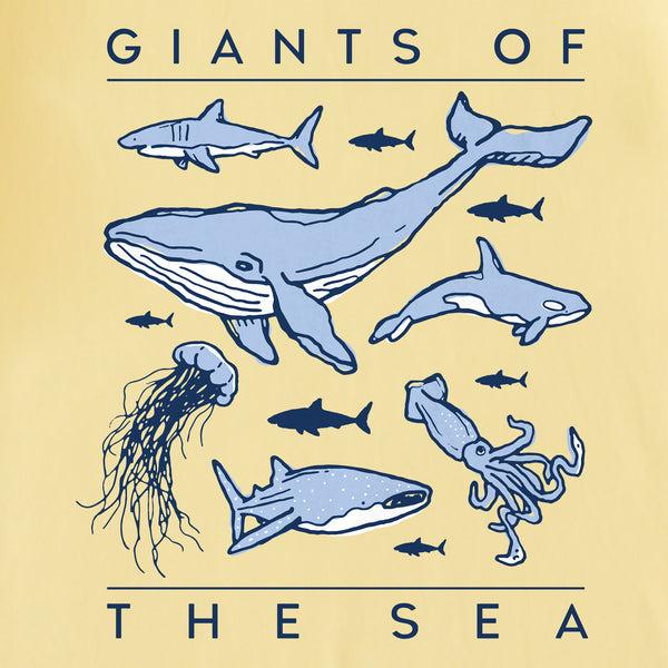 Life Is Good Kids Giants Of The Sea Short Sleeve Crusher Tee