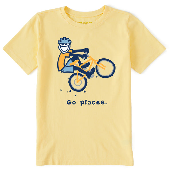 life is good Kids Go Places Jake Short Sleeve Crusher Tee
