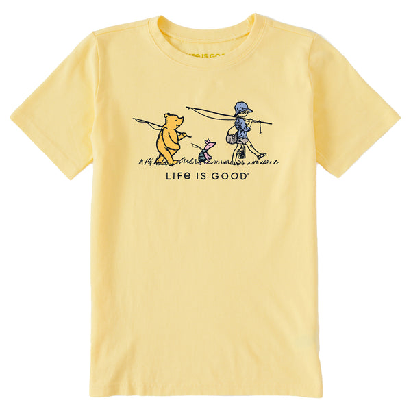 life is good Kids Gone Fishin' Winnie Short Sleeve Crusher Tee