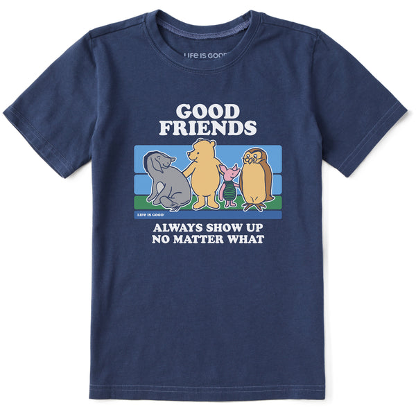 life is good Kids Good Friends Winnie Short Sleeve Crusher Tee