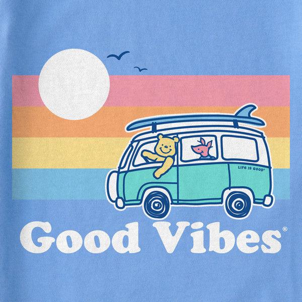 Life Is Good Kids Good Vibes Winnie U0026 P Van Short Sleeve Crusher Tee