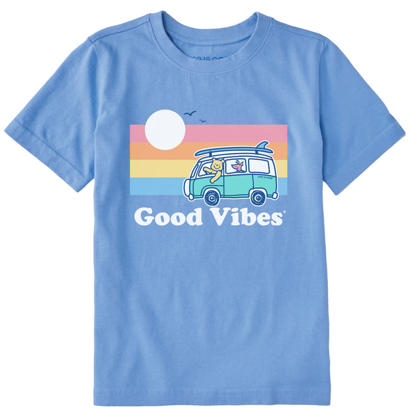 life is good Kids Good Vibes Winnie u0026 P Van Short Sleeve Crusher Tee
