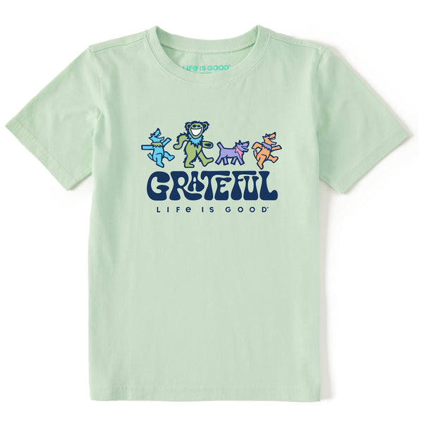 life is good Kids Grateful Dancers Short Sleeve Crusher Tee
