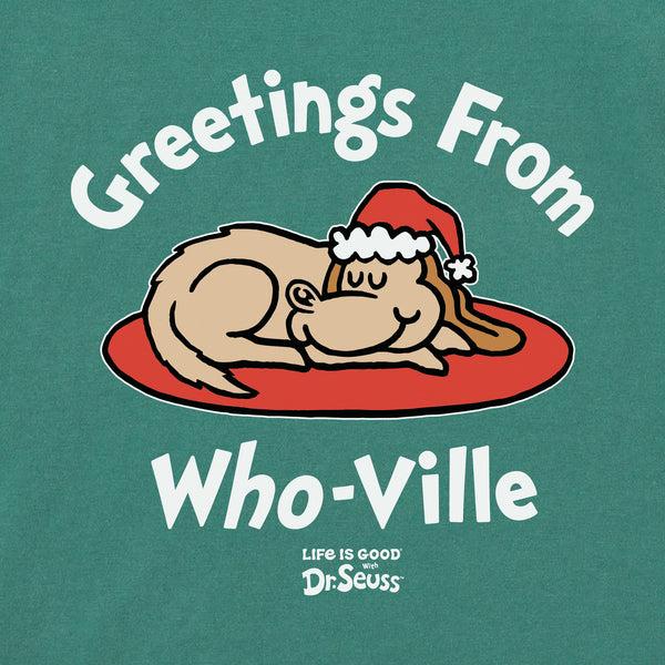 Life Is Good Kids Greetings From Who-Ville Max Long Sleeve Crusher Tee