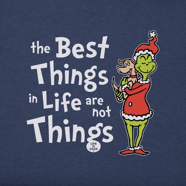 Life Is Good Kids Grinch And Max The Best Things Long Sleeve Crusher Tee