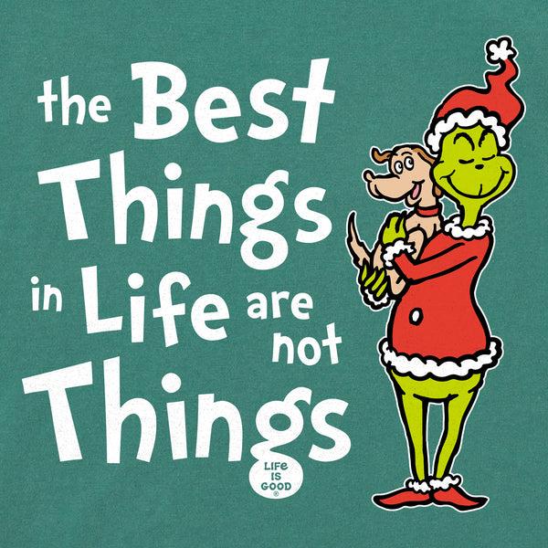 Life Is Good Kids Grinch And Max The Best Things Long Sleeve Crusher Tee