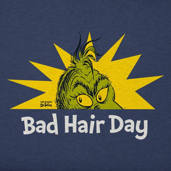 Life Is Good Kids Grinch Bad Hair Day Long Sleeve Crusher Tee