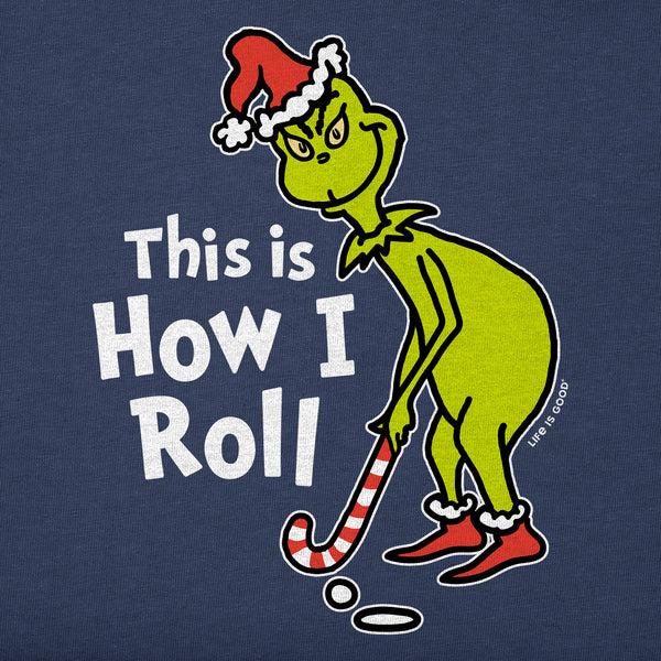 Life Is Good Kids Grinch How I Roll Golf Short Sleeve Crusher Tee