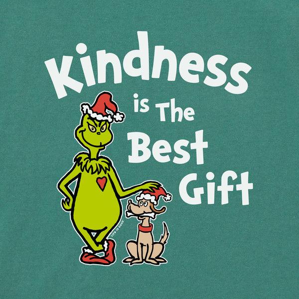 Life Is Good Kids Grinch Max Kindness Gift Long Sleeve Crusher Tee