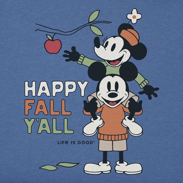 Life Is Good Kids Happy Fall Yall Apple Picking Short Sleeve Crusher Tee