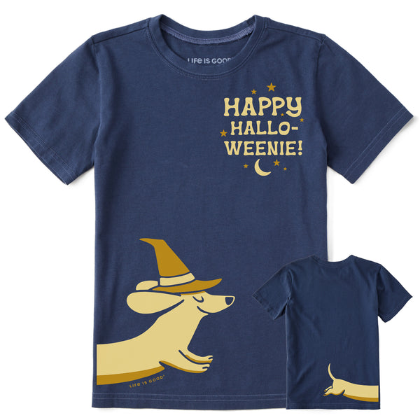 life is good Kids Happy Hallo-Weenie Sidewinder Short Sleeve Crusher Tee