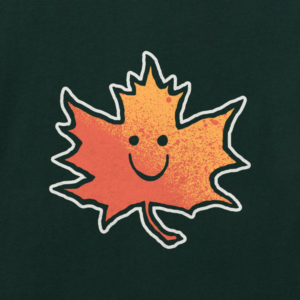 Life Is Good Kids Happy Leaf Long Sleeve Crusher Tee