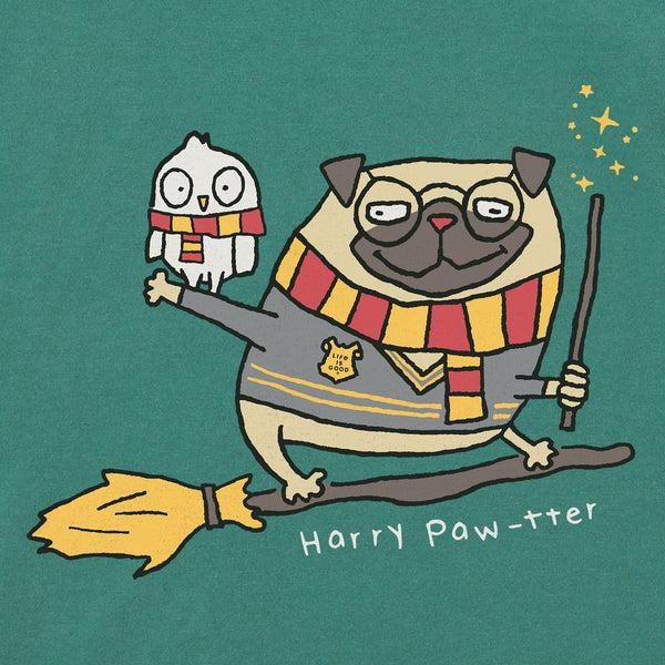 Life Is Good Kids Harry Paw-ter Long Sleeve Crusher Tee
