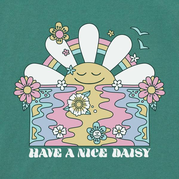 Life Is Good Kids Have A Nice Daisy Sunrise Short Sleeve Crusher Tee