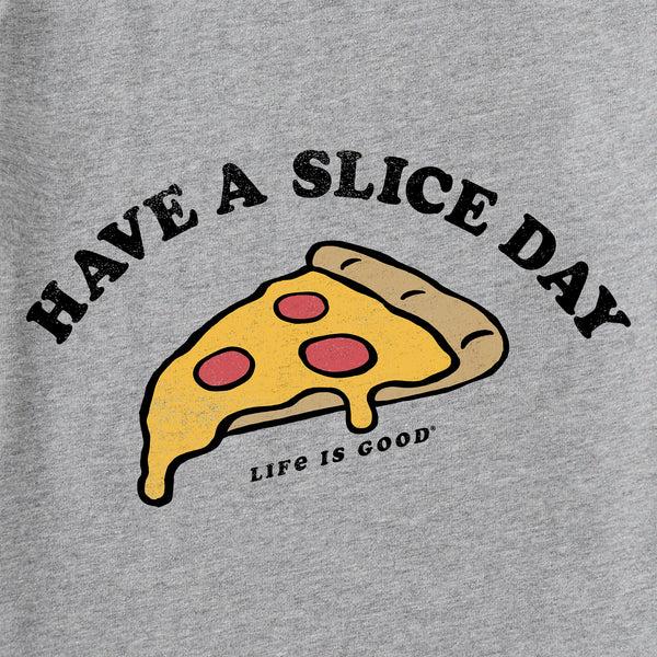 Life Is Good Kids Have A Slice Day Long Sleeve Crusher Tee