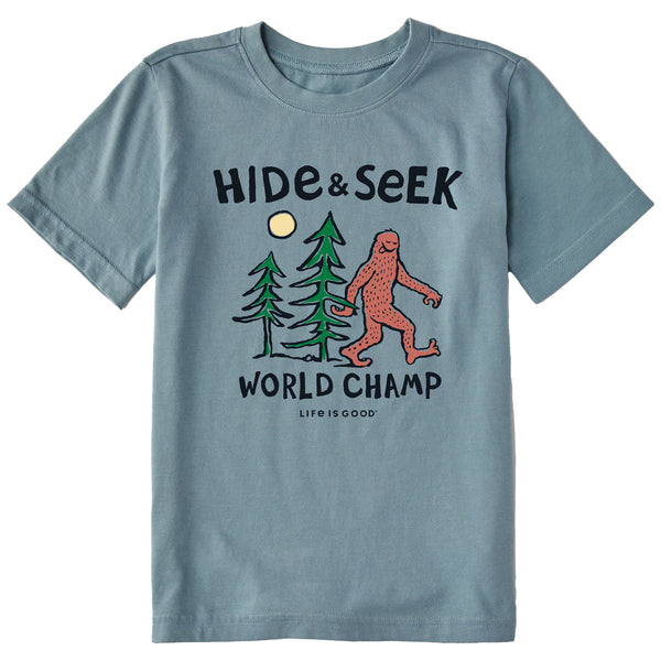 life is good Kids Hide u0026 Seek Champ Short Sleeve Crusher Tee