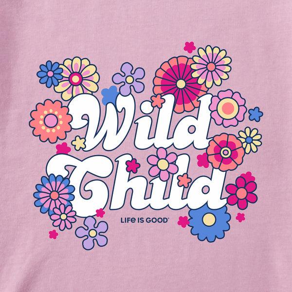 Life Is Good Kids Hippy Wild Child Long Sleeve Crusher Tee