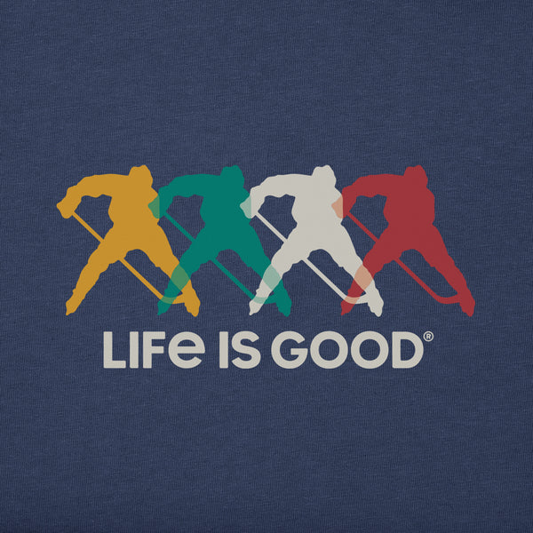 Life Is Good Kids Hockey Spectrum Long Sleeve Crusher Tee