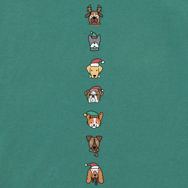 Life Is Good Kids Holiday Pups Long Sleeve Crusher Tee