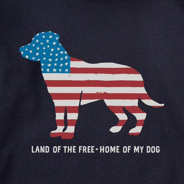 Life Is Good Kids Home Of My Dog Flag Every Wear Hoodie Sweatshirt