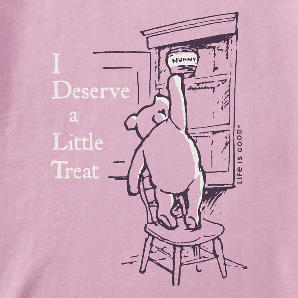 Life Is Good Kids I Deserve A Little Treat Winnie Short Sleeve Crusher Tee
