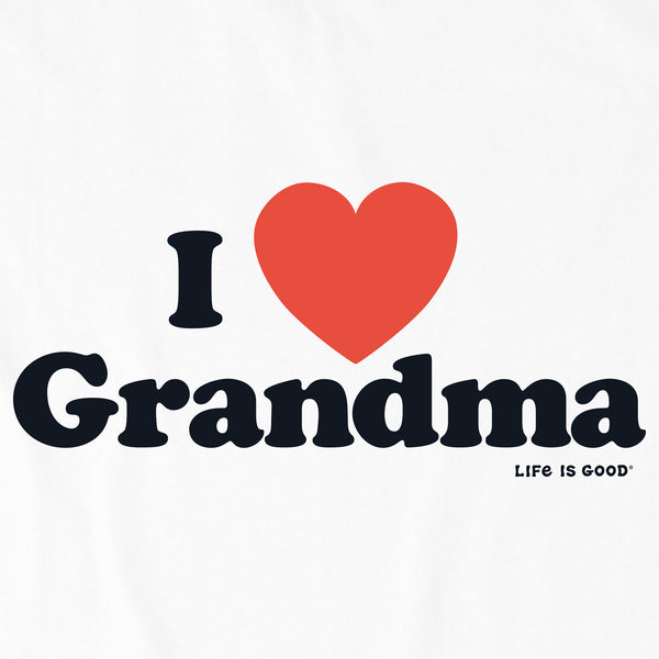 Life Is Good Kids I Heart Grandma Short Sleeve Crusher Tee