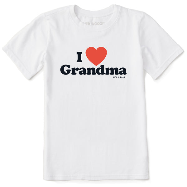 life is good Kids I Heart Grandma Short Sleeve Crusher Tee