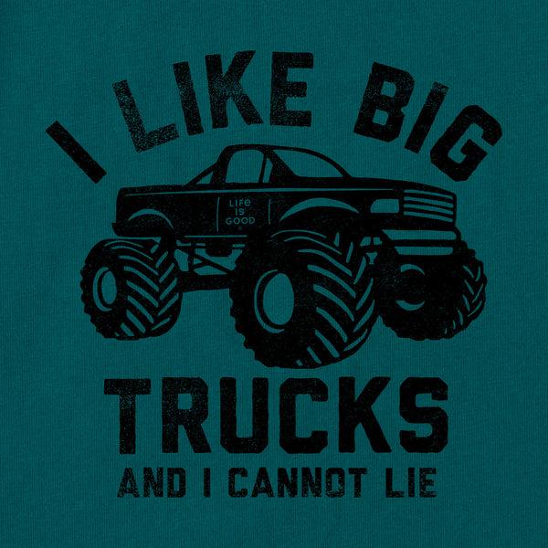 Life Is Good Kids I Like Big Trucks Lift Short Sleeve Crusher Tee