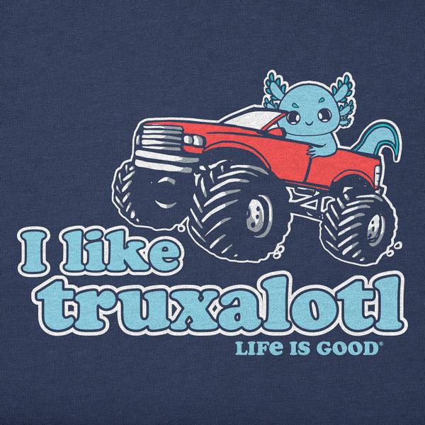 Life Is Good Kids I Like Truxalotl Short Sleeve Crusher Tee