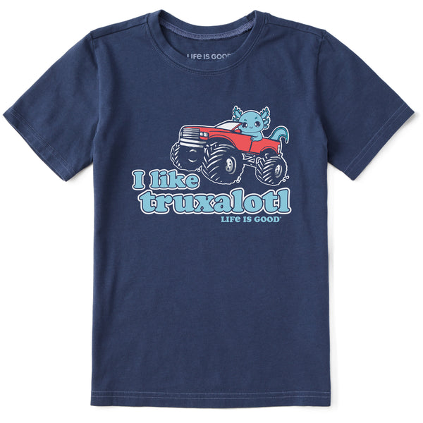 life is good Kids I Like Truxalotl Short Sleeve Crusher Tee