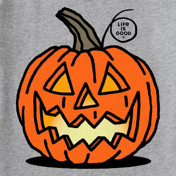 Life Is Good Kids Jack O'Lantern Long Sleeve Crusher Tee