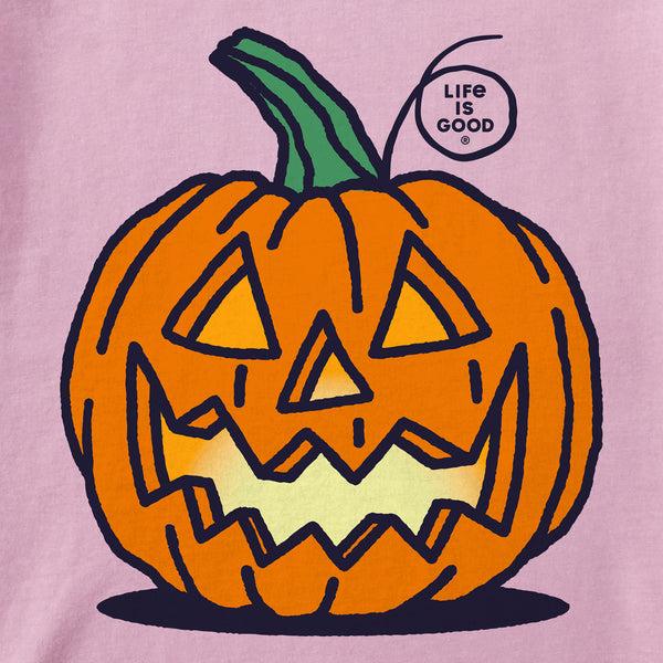 Life Is Good Kids Jack O'Lantern Short Sleeve Crusher Tee