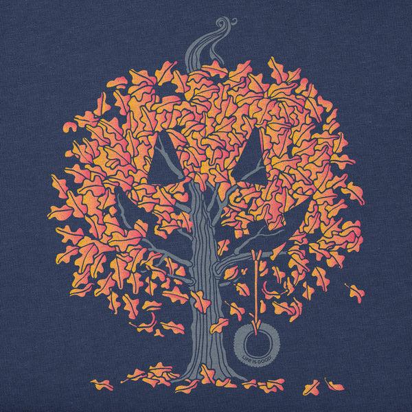 Life Is Good Kids Jack O Lantern Tree Short Sleeve Crusher Tee