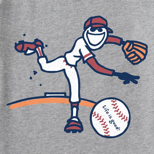 Life Is Good Kids Jake Baseball Short Sleeve Crusher Tee