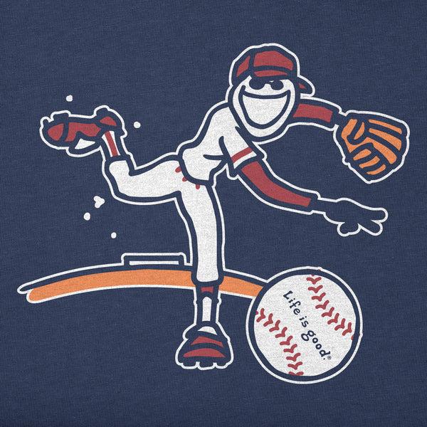 Life Is Good Kids Jake Baseball Short Sleeve Crusher Tee