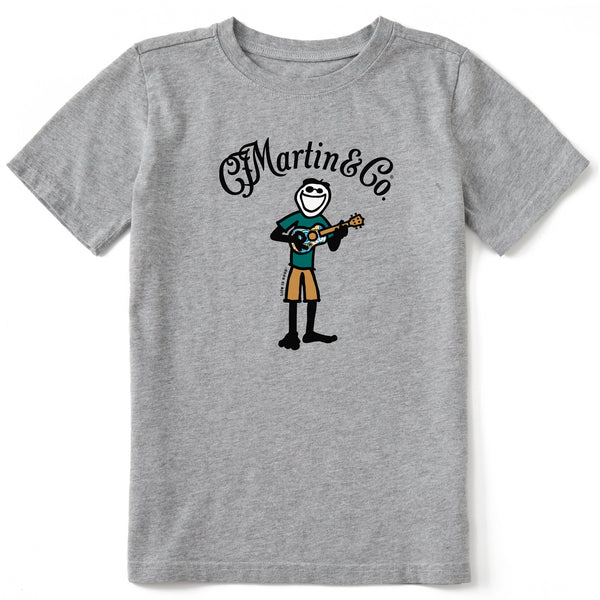 life is good Kids Jake Martin Guitar Short Sleeve Crusher Tee