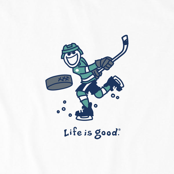 Life Is Good Kids Jake Slap Shot Long Sleeve Crusher Tee