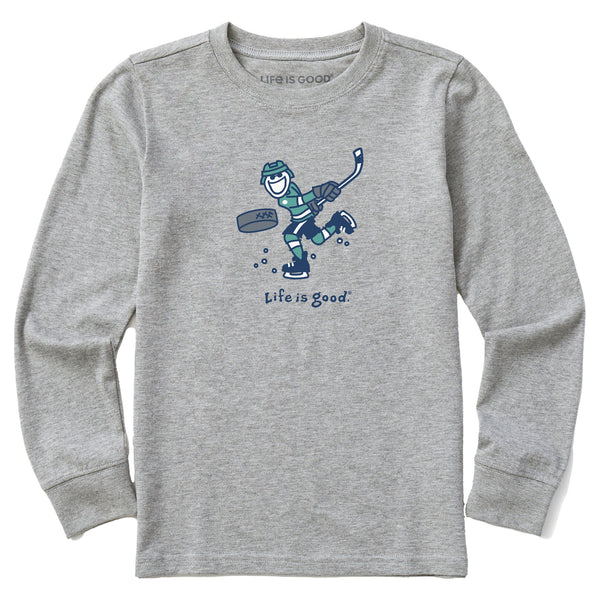 Life Is Good Kids Jake Slap Shot Long Sleeve Crusher Tee