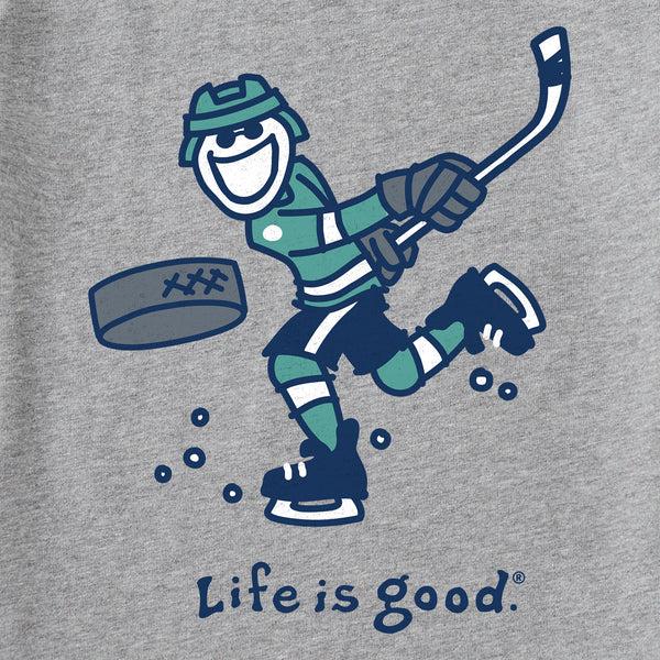 Life Is Good Kids Jake Slap Shot Long Sleeve Crusher Tee
