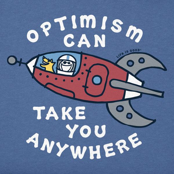 Life Is Good Kids Jake U0026 Rocket Optimism Spaceship Short Sleeve Crusher Tee