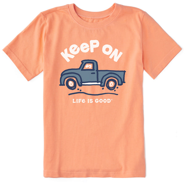 life is good Kids Keep On Truckin Short Sleeve Crusher Tee