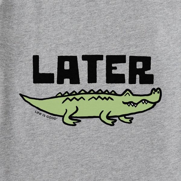Life Is Good Kids Later Gator Long Sleeve Crusher Tee