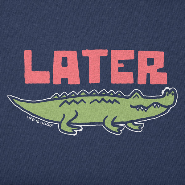 Life Is Good Kids Later Gator Long Sleeve Crusher Tee