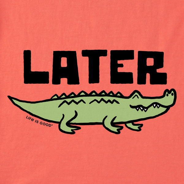 Life Is Good Kids Later Gator Short Sleeve Crusher Tee
