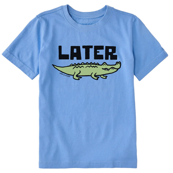 Life Is Good Kids Later Gator Short Sleeve Crusher Tee